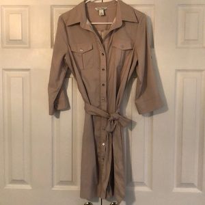 White House bBlack Market Trench Dress